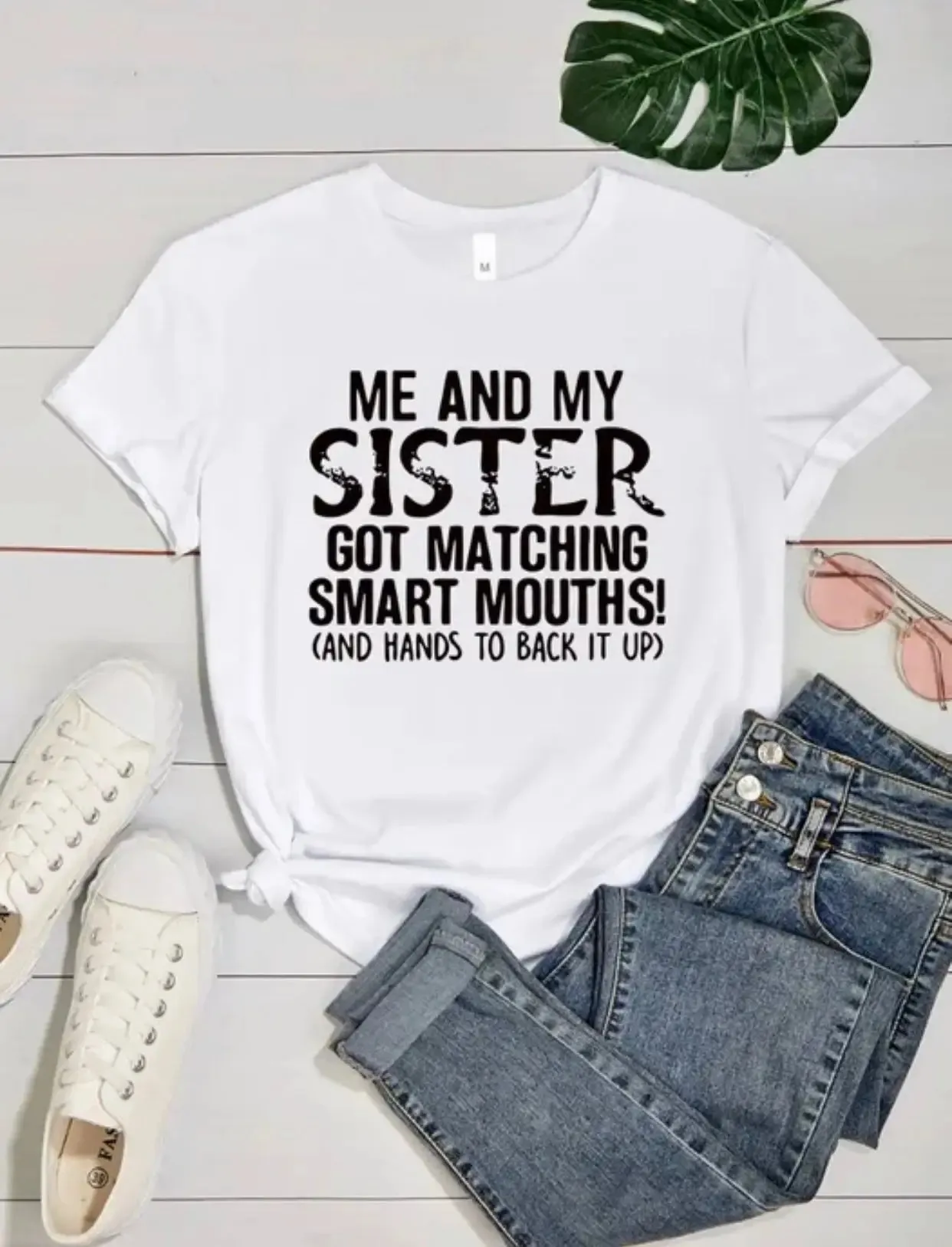 Matching Mouth Sister's T-shirt