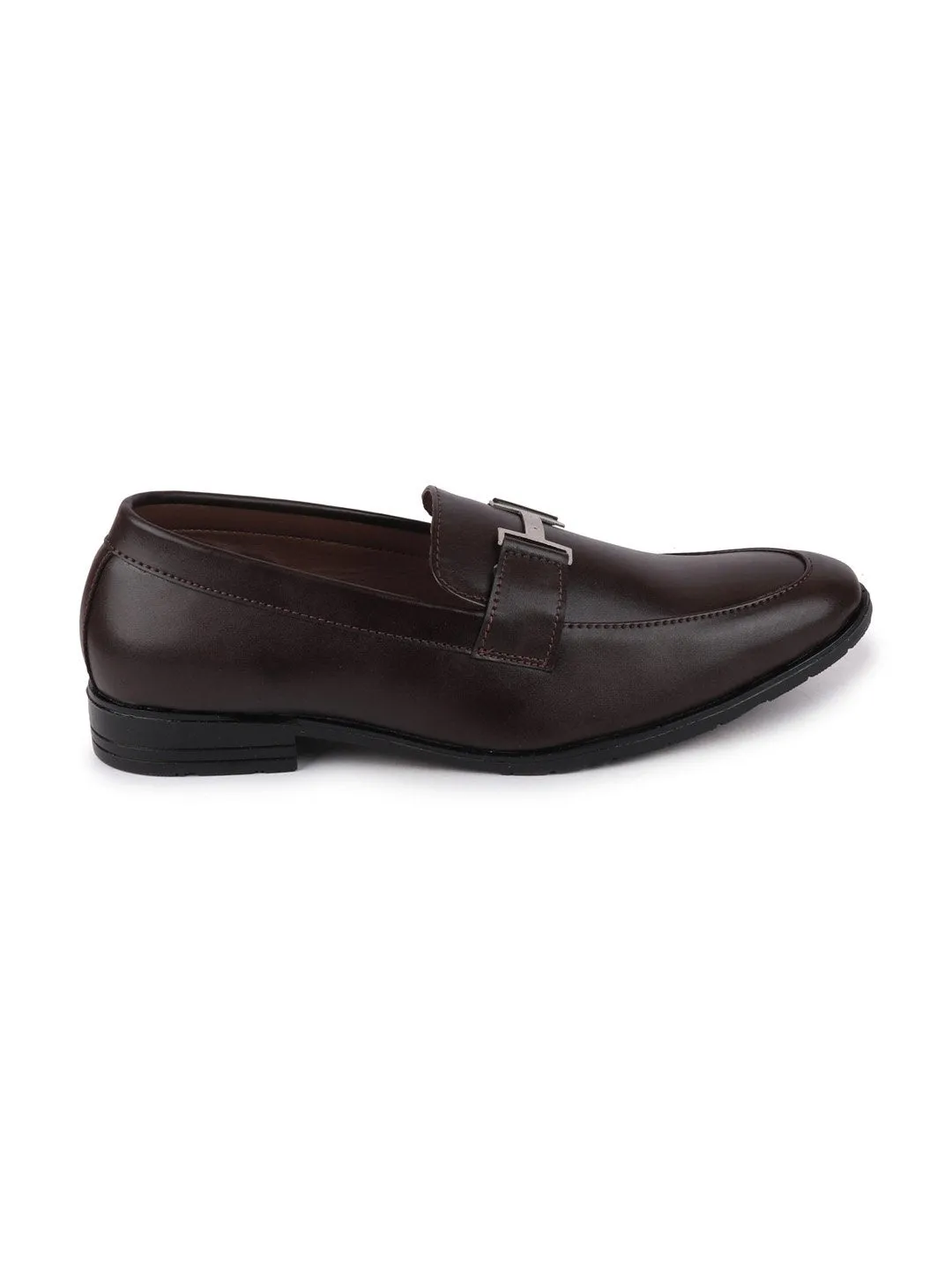 Men Brown Casual Slip-On Shoes