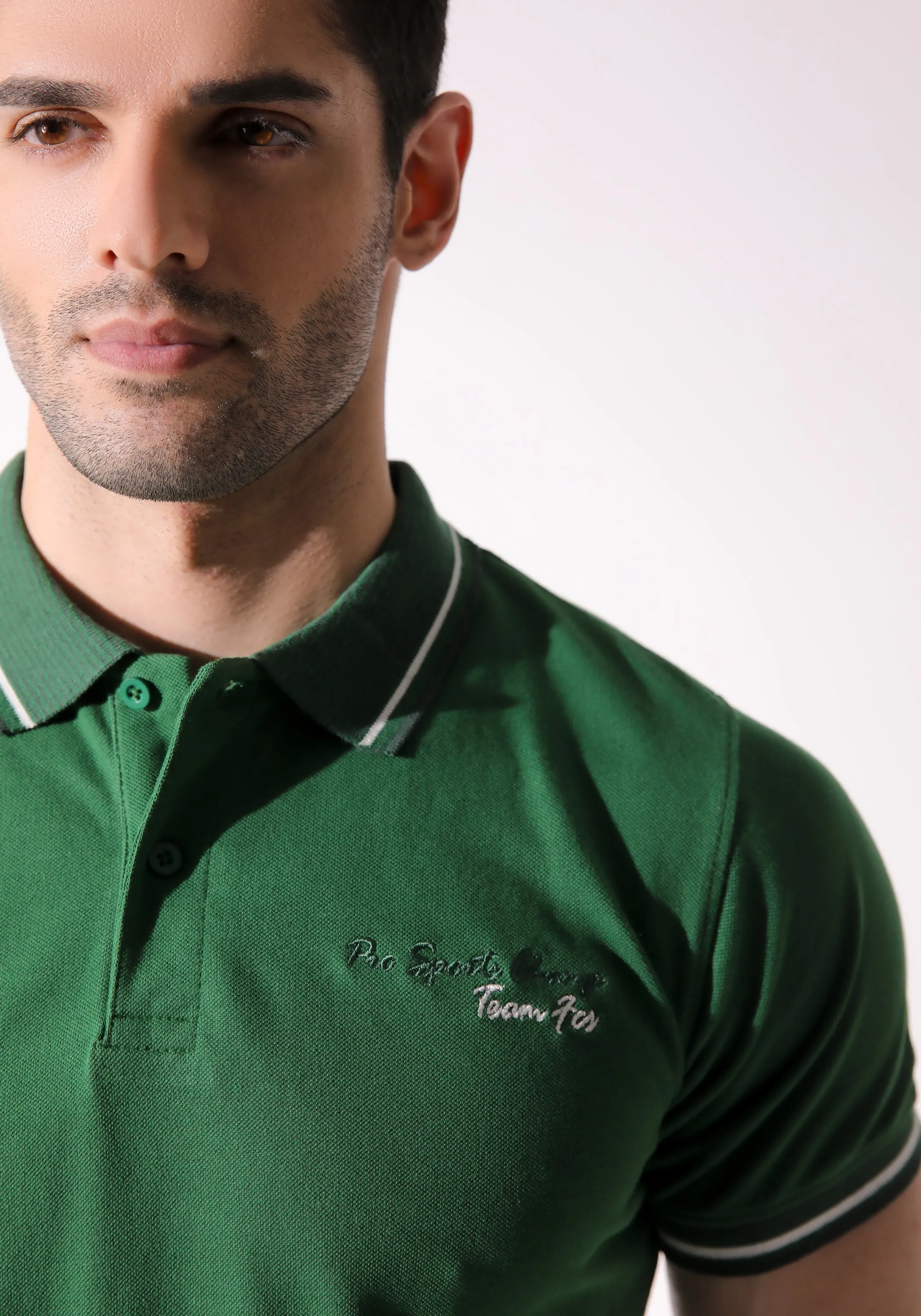 Men Green Polo Shirt