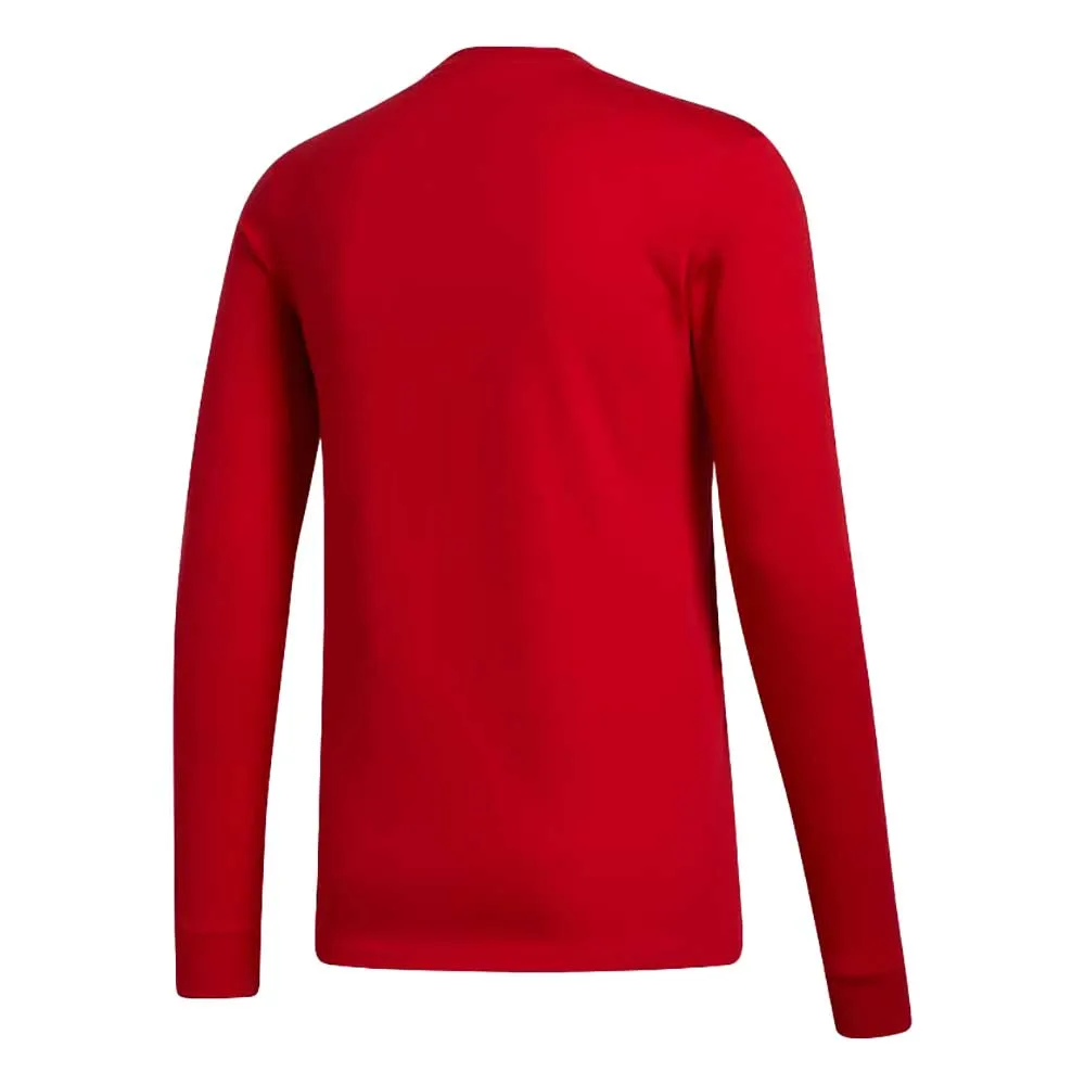 Men's Amplifier Long Sleeve - Red/White