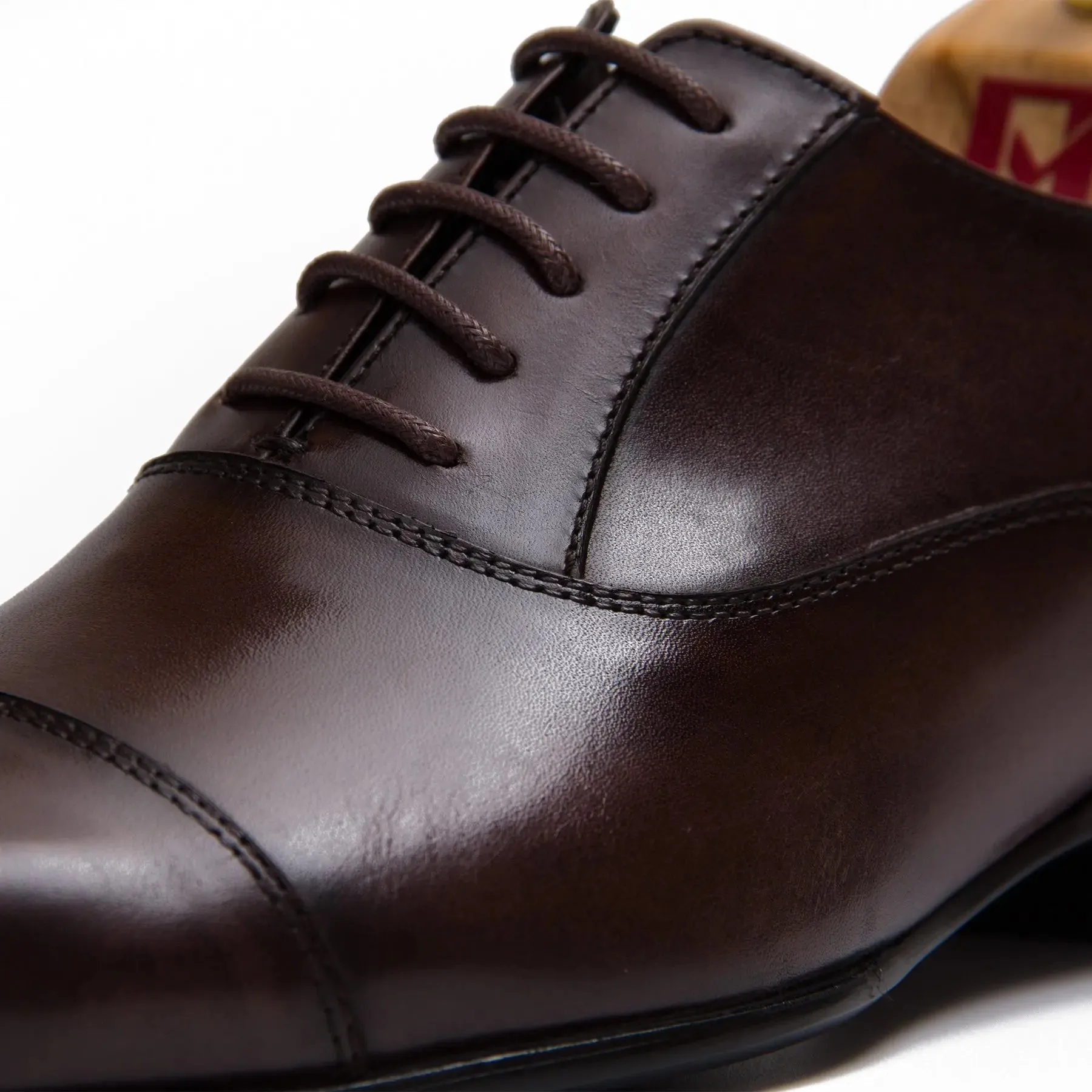 Men's Black Leather Oxford Shoes