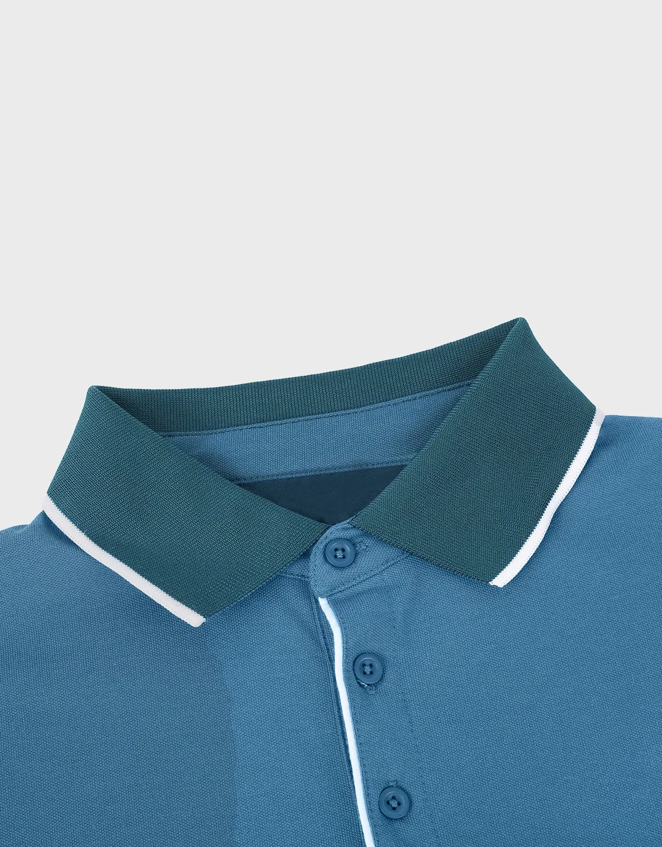 Men's Classic-Fit Cotton-Blend Pique Polo Shirt with Contrast Collar