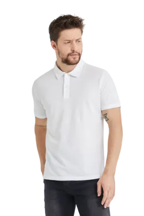 Men’s Classic Polo Shirts - 2 Button 100% Cotton Business Casual Shirt or Golf Shirt