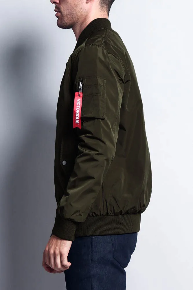 Men's Lightweight Bomber Flight Jacket