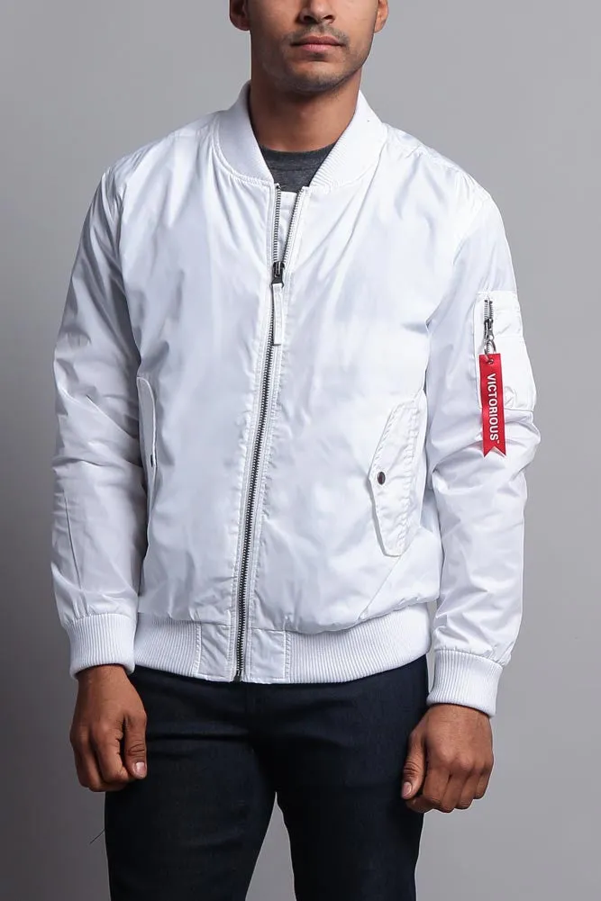 Men's Lightweight Bomber Flight Jacket