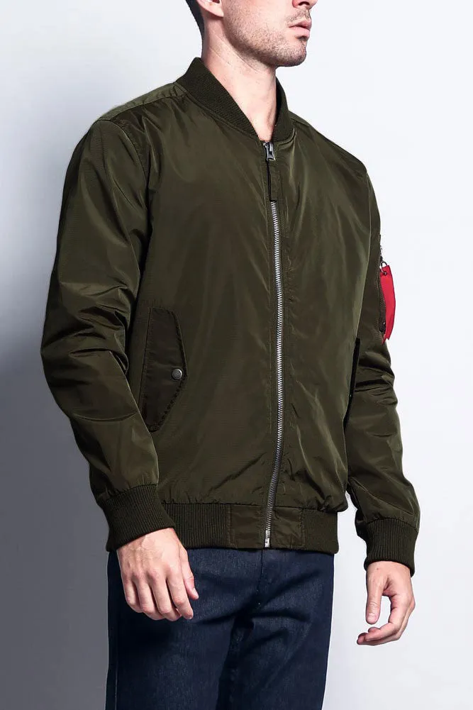 Men's Lightweight Bomber Flight Jacket