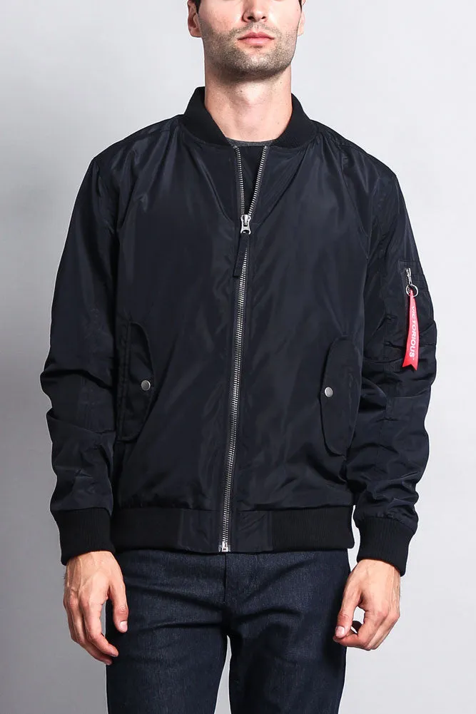 Men's Lightweight Bomber Flight Jacket