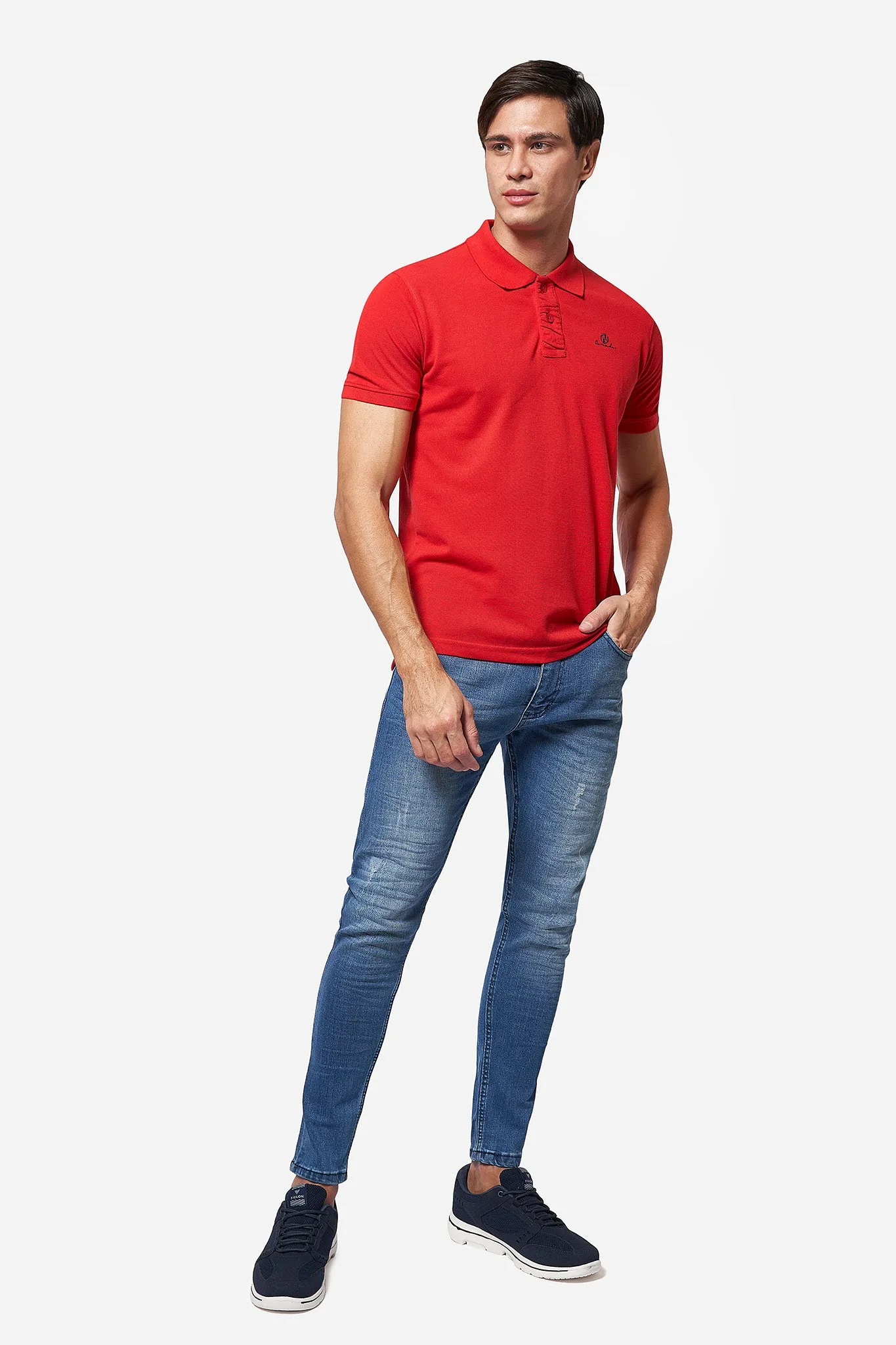 MEN'S POLO TSHIRT CORADO CLASSIC BUTTON