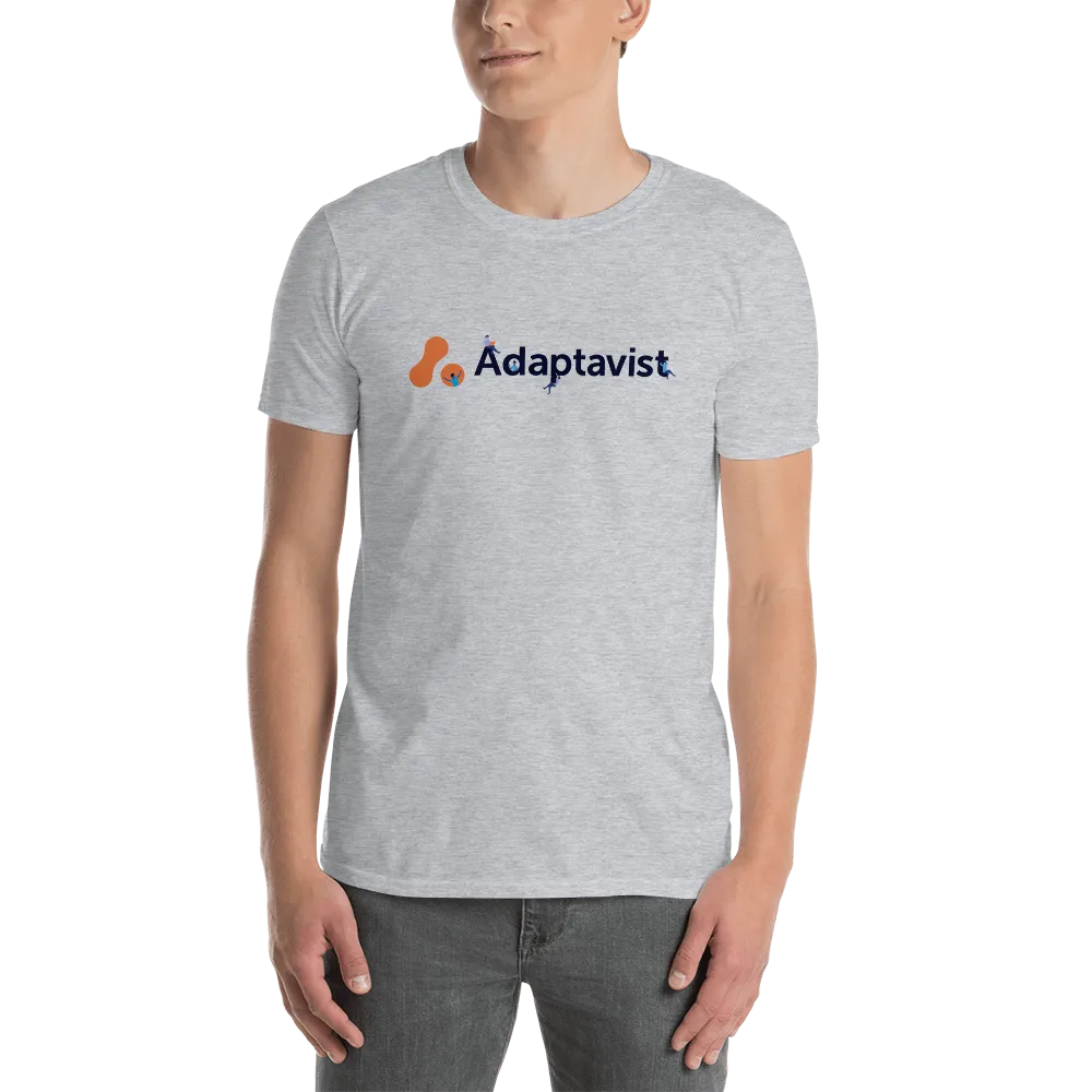 Men's Printed T-shirt Adaptavist Logo People Design