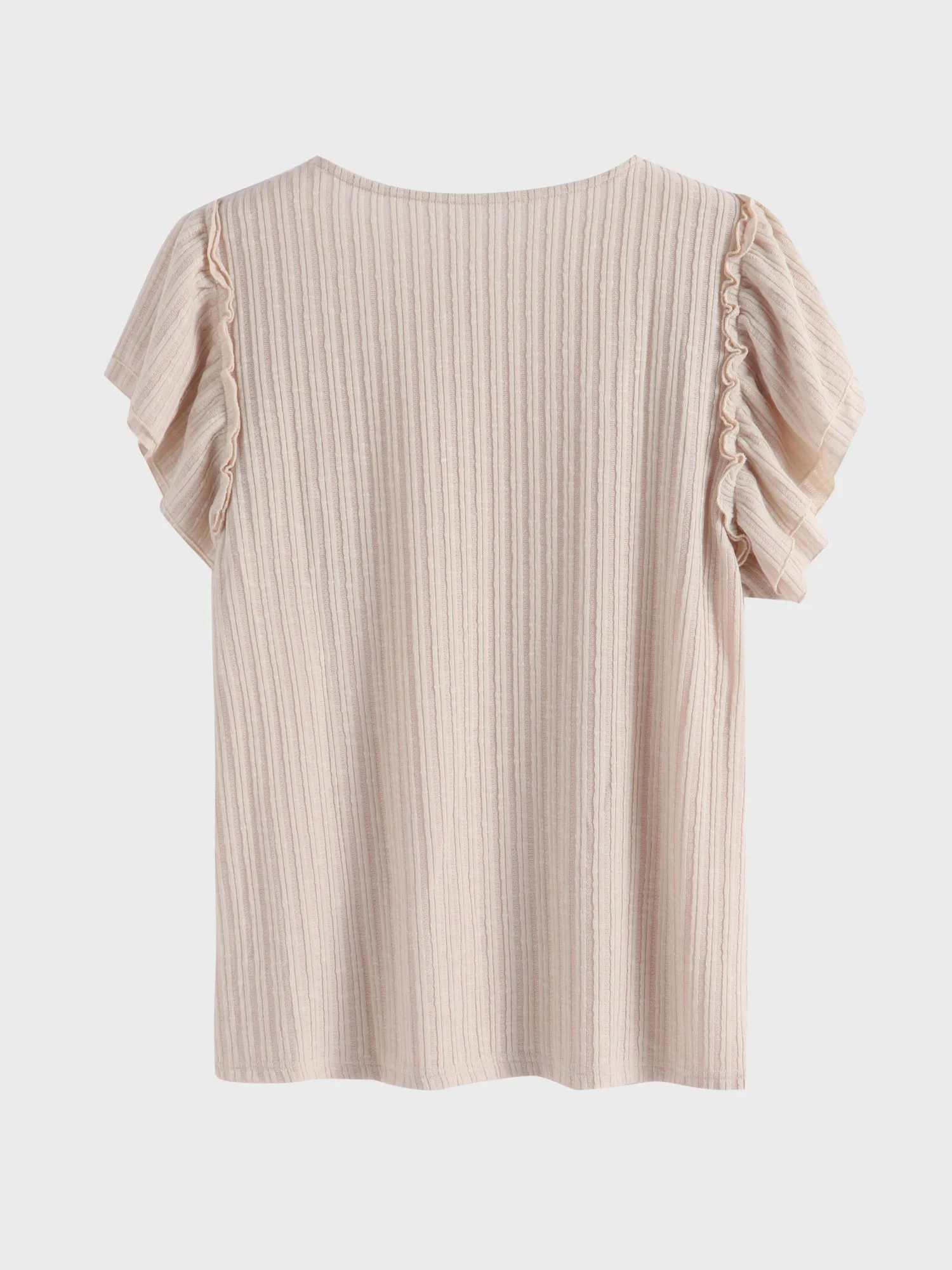 Midsize Cute Girl Ribbed Tee