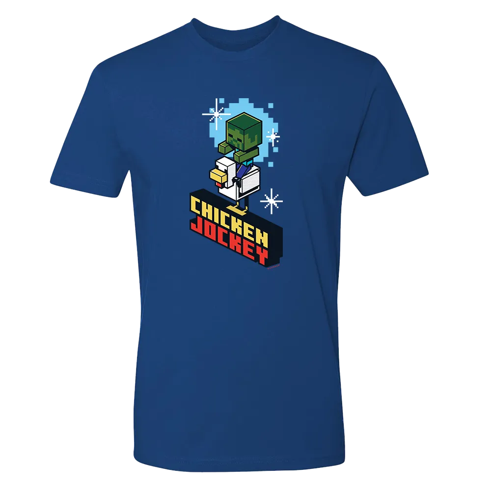 Minecraft Jolly Mobs Chicken Jockey Adult Short Sleeve T-Shirt