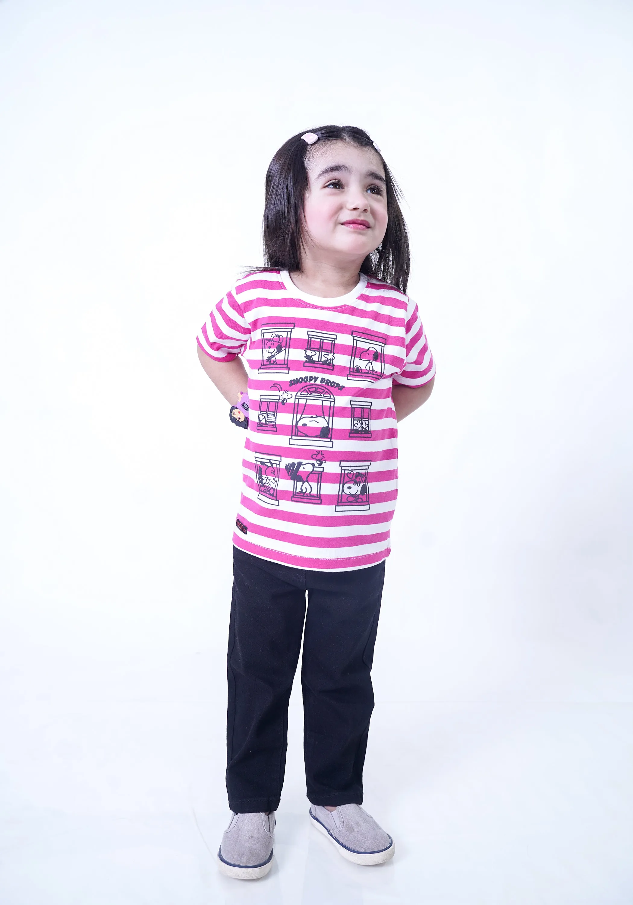 Mini Girl Hot Pink T-Shirt