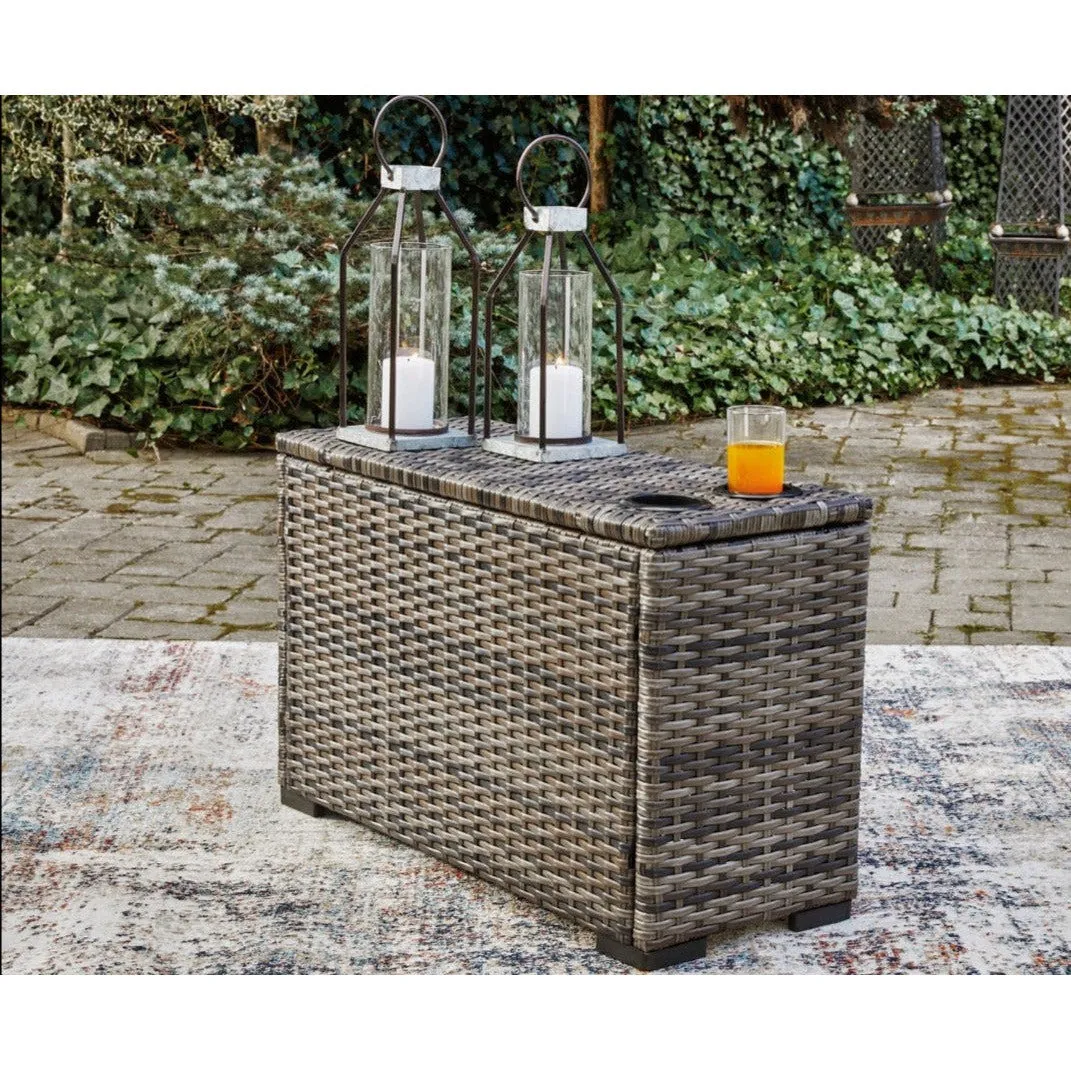 Montauk Curve Outdoor Console with Drink Holders