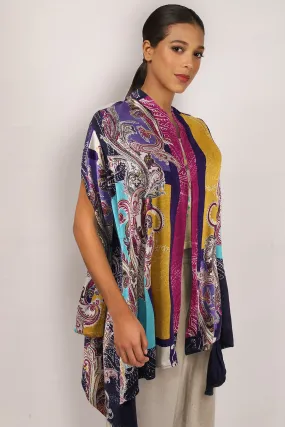 Multicolour Paisely Cardigan