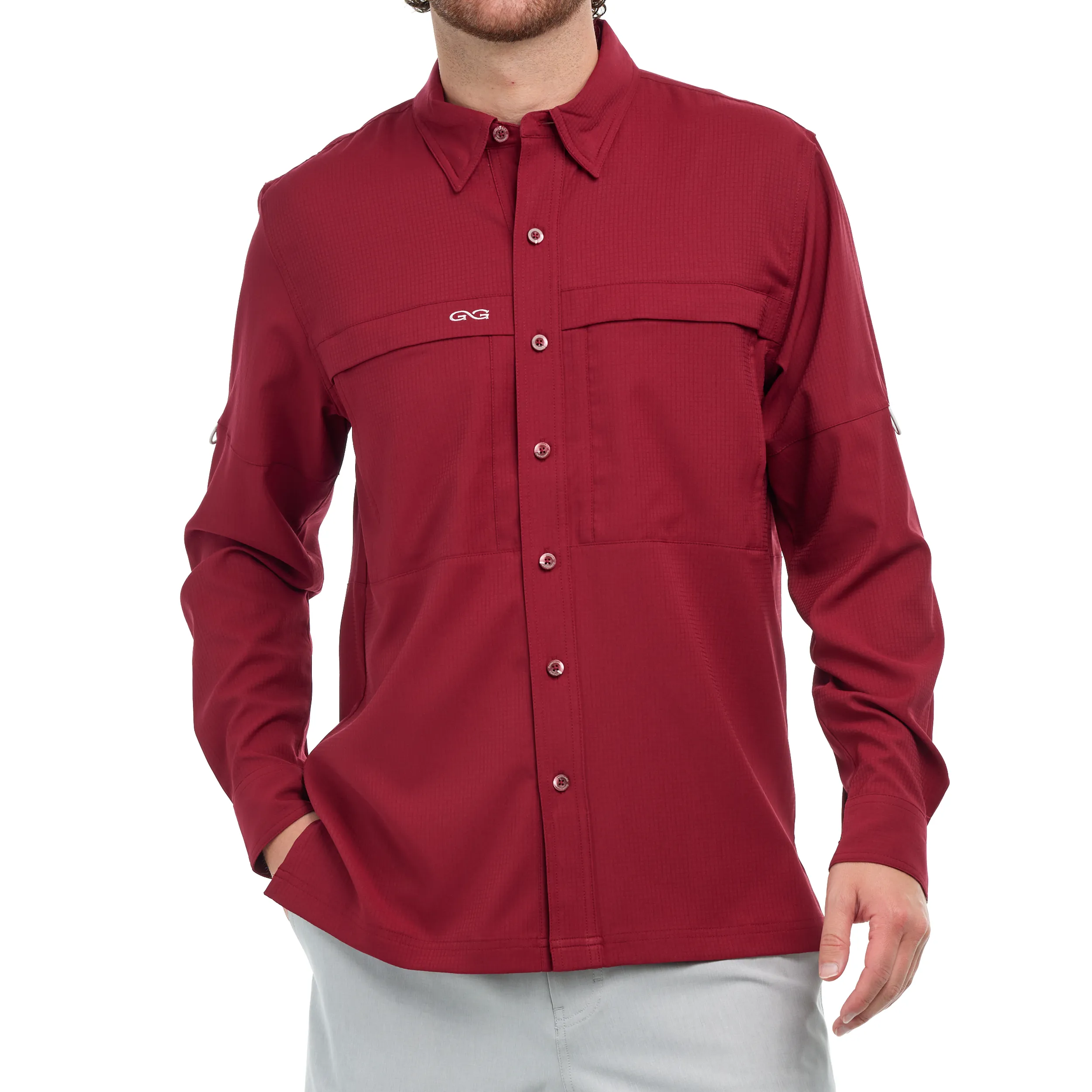 Oxblood Scout Shirt | Long Sleeve