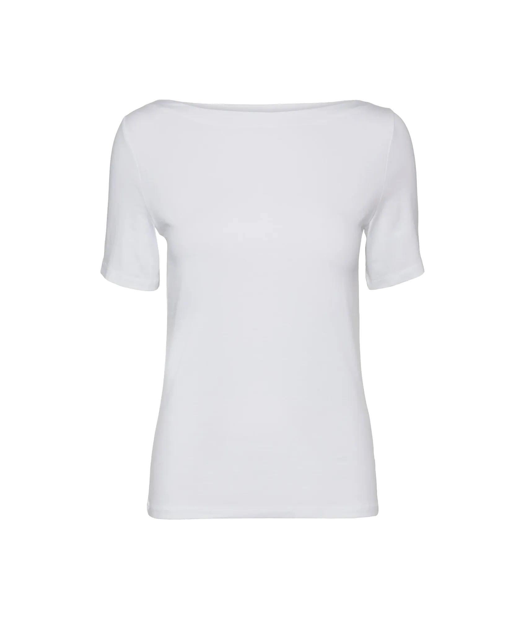 Panda Modal S/S Top - White