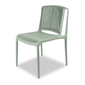 Paros UV Plastic Outdoor Chair (PP) in Sage