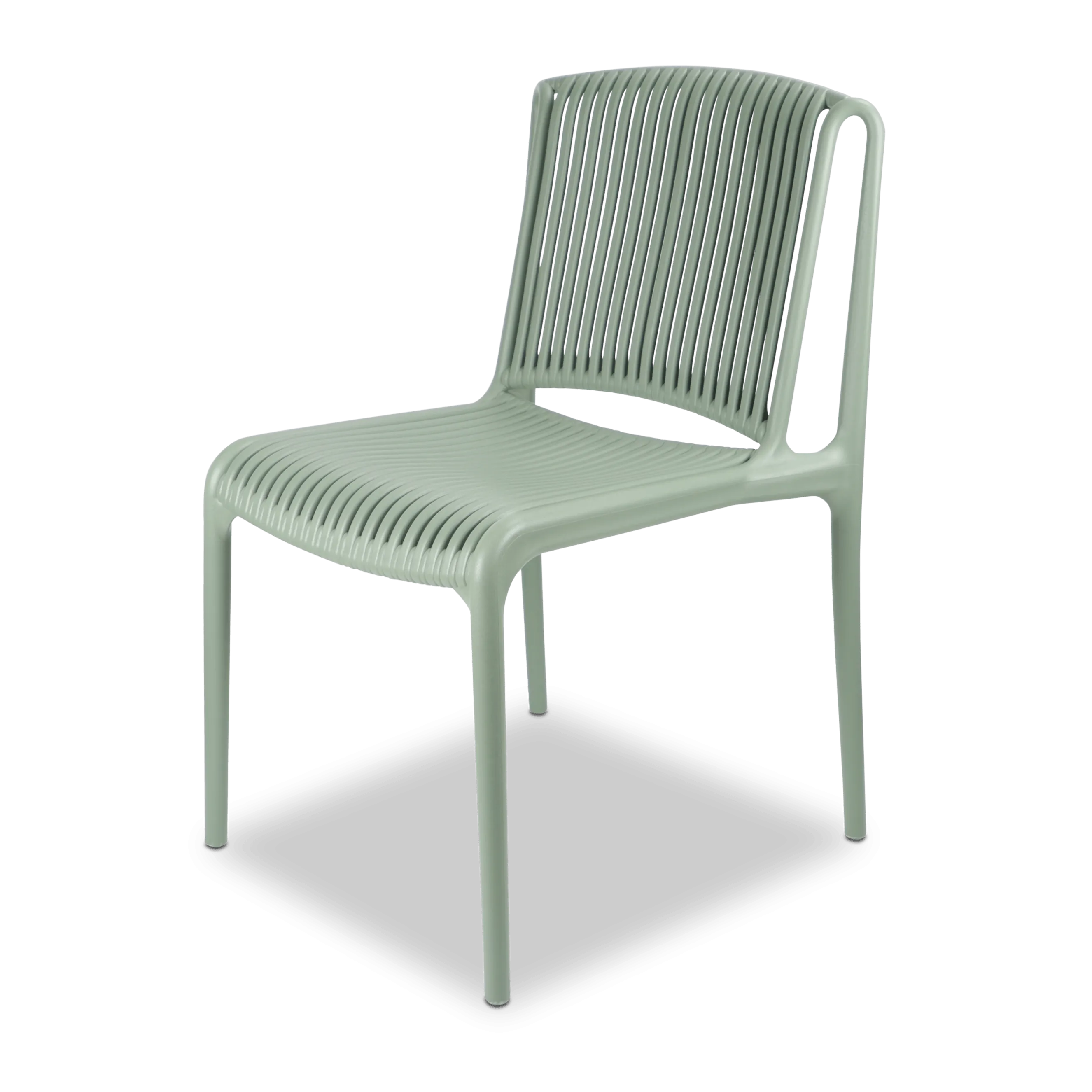 Paros UV Plastic Outdoor Chair (PP) in Sage