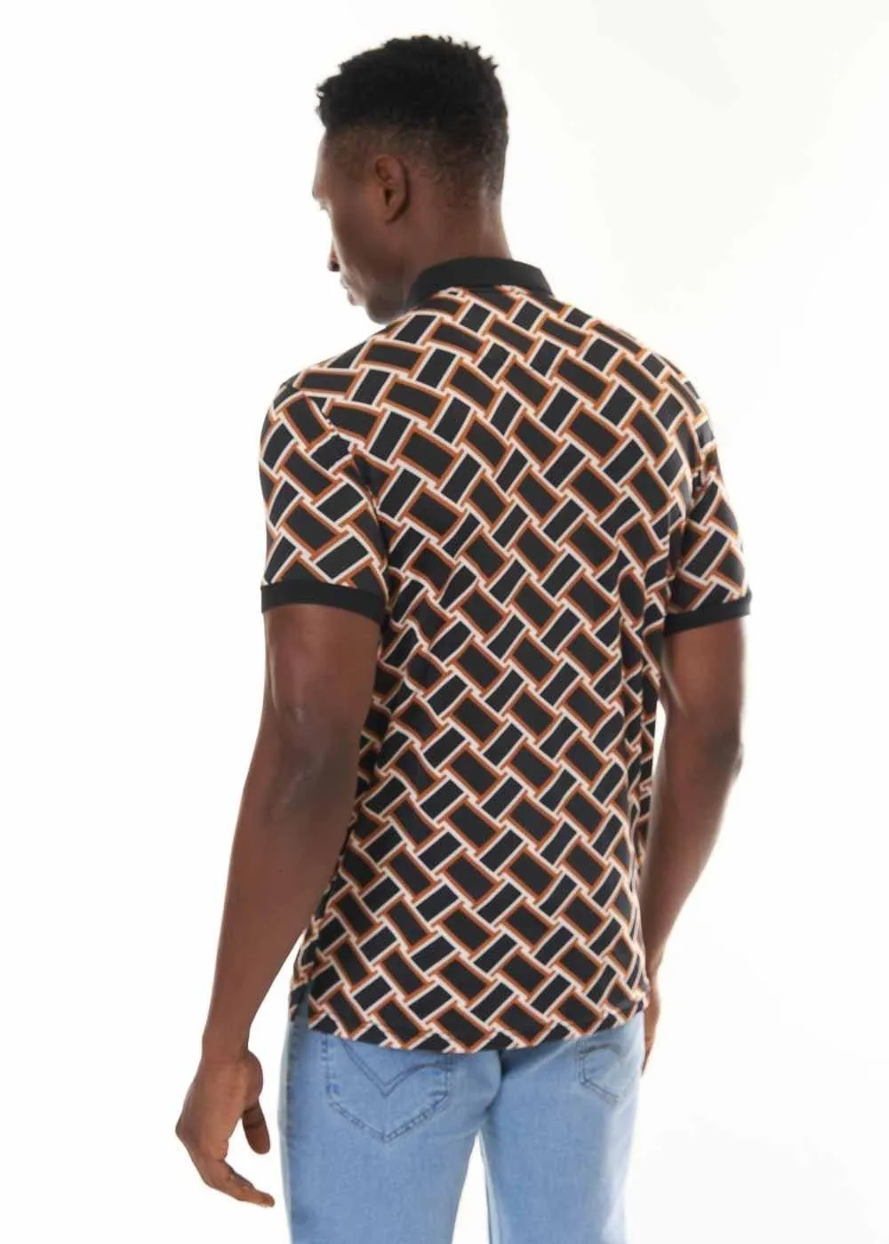 PATTERN MEN'S POLO TSHIRT IN SHAPE