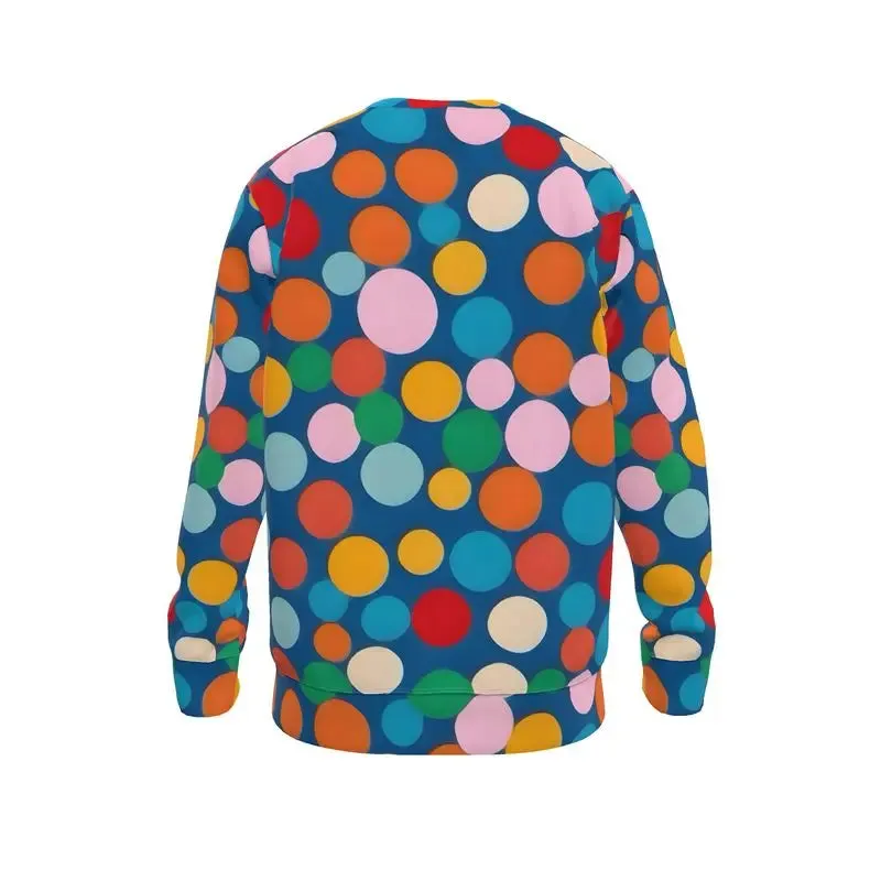 Polka Dots All Over Print Sweater