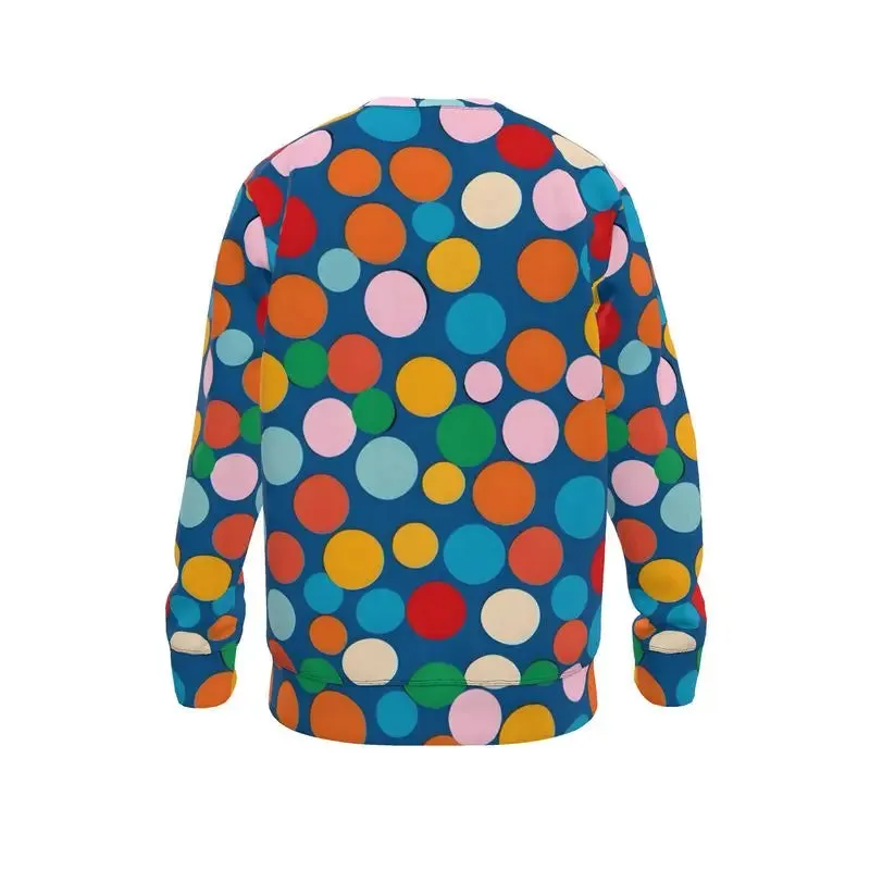 Polka Dots All Over Print Sweater