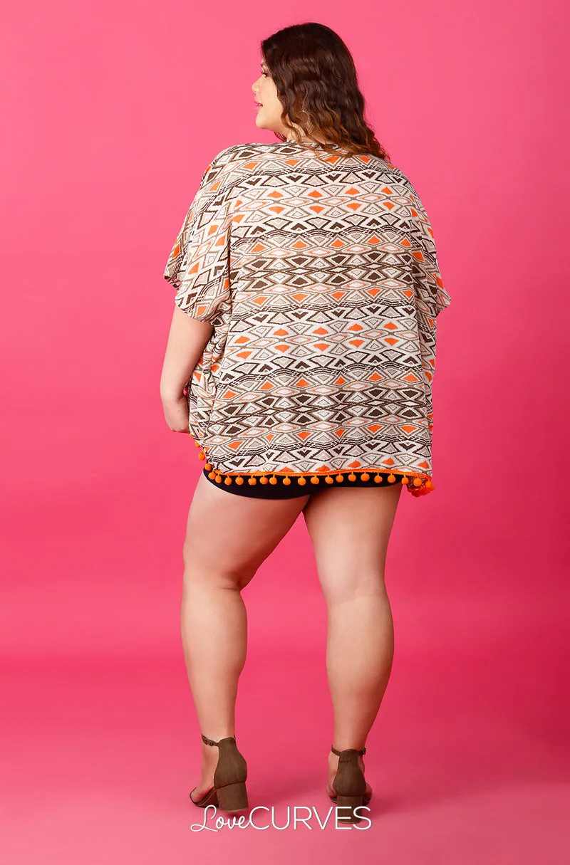 Pompom Cover-Up - Orange Tribe - ATT