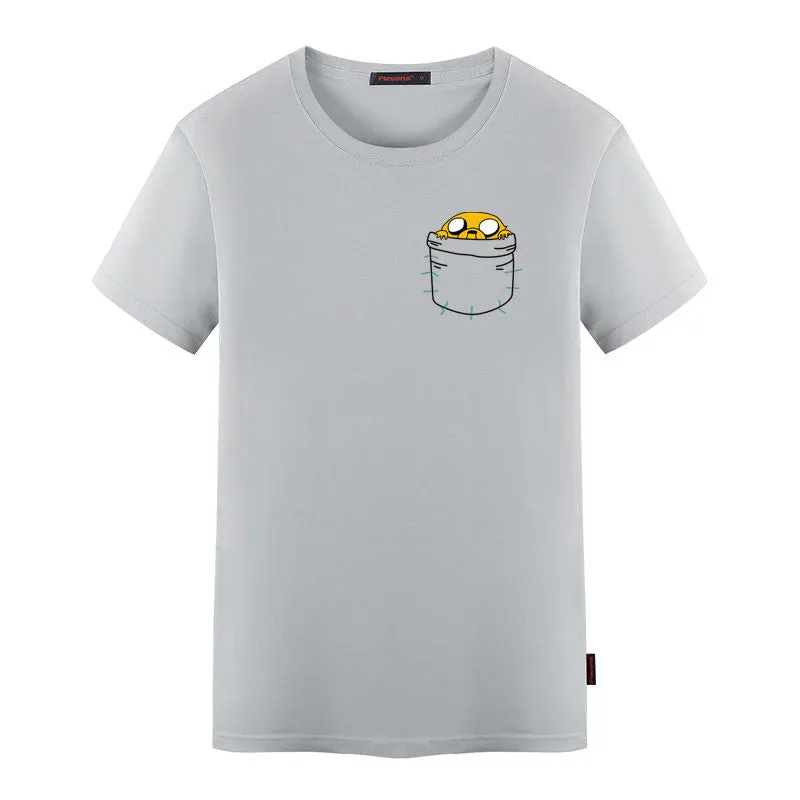 "Adventure Time Jake In Pocket" Men's Shirt