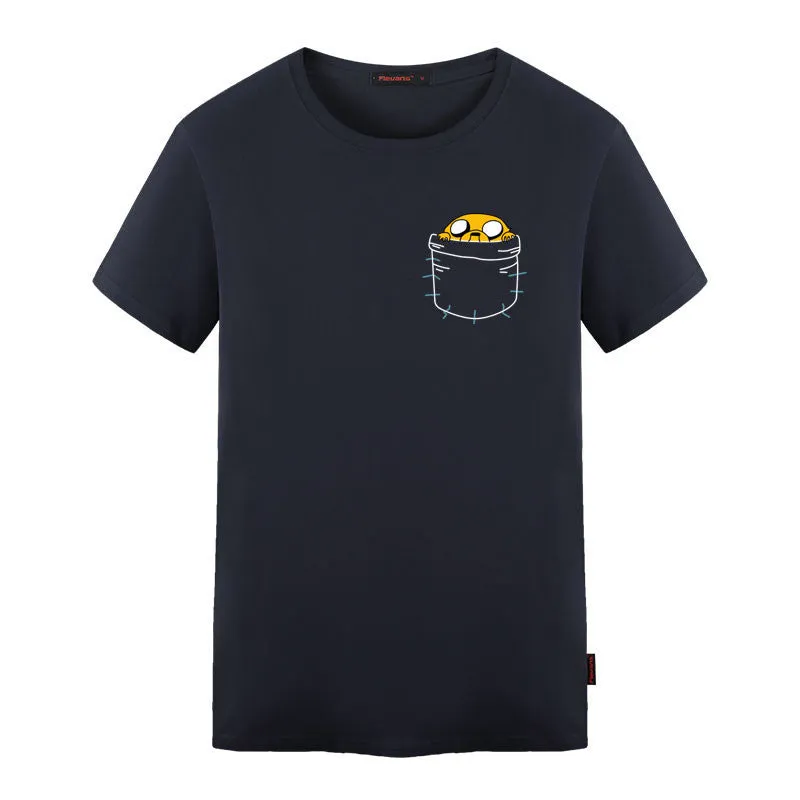 "Adventure Time Jake In Pocket" Men's Shirt