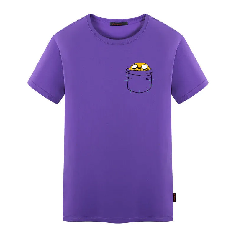 "Adventure Time Jake In Pocket" Men's Shirt