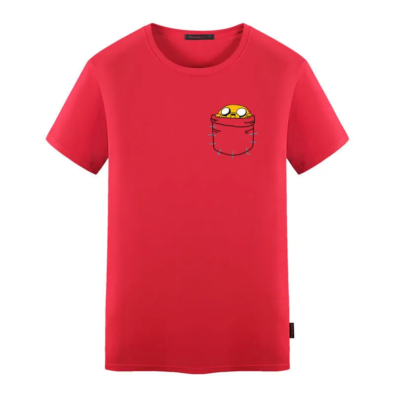 "Adventure Time Jake In Pocket" Men's Shirt