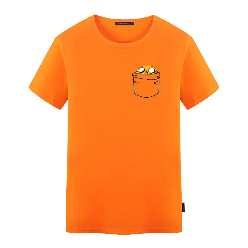 "Adventure Time Jake In Pocket" Men's Shirt