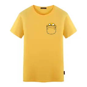 "Adventure Time Jake In Pocket" Men's Shirt