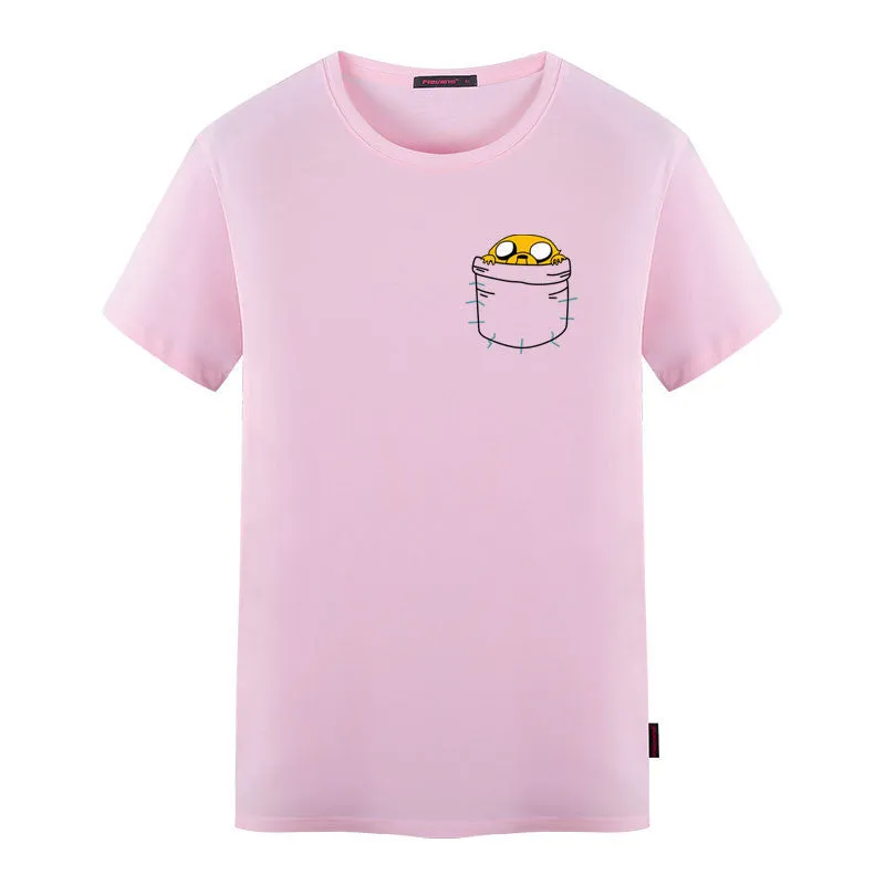 "Adventure Time Jake In Pocket" Men's Shirt