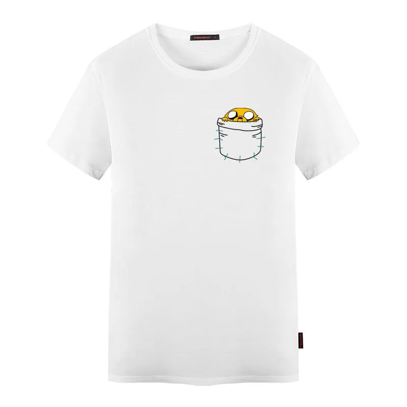 "Adventure Time Jake In Pocket" Men's Shirt