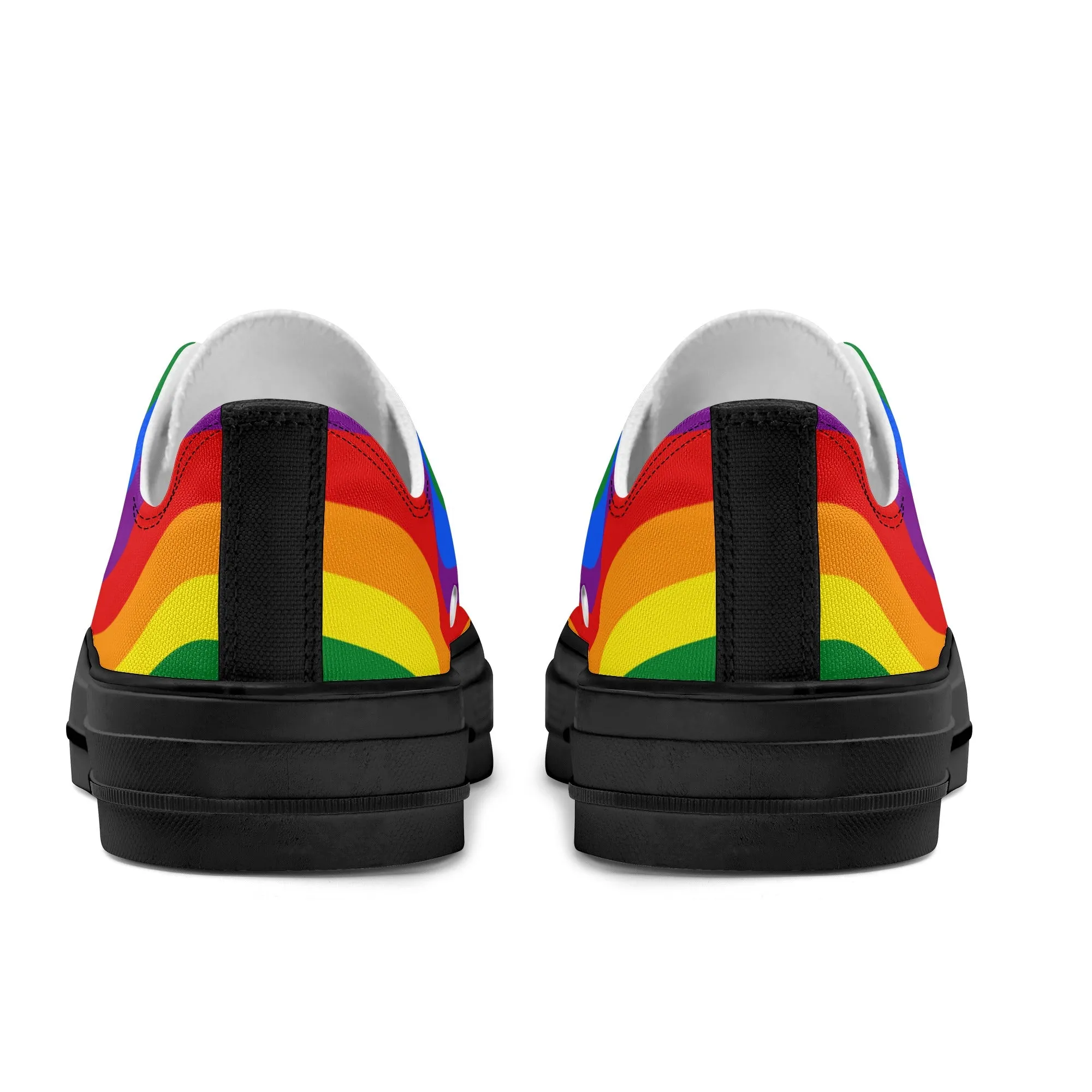 Rainbow Pride Collection - Mens Classic Low Top Canvas Shoes for the LGBTQIA  community