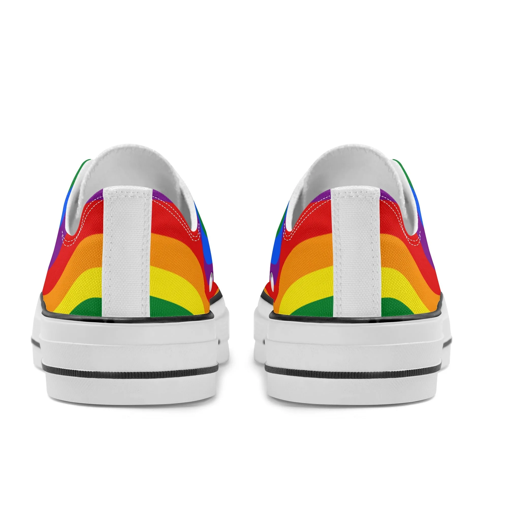 Rainbow Pride Collection - Mens Classic Low Top Canvas Shoes for the LGBTQIA  community