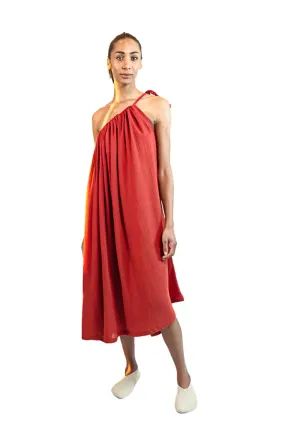 RED METIS DRESS