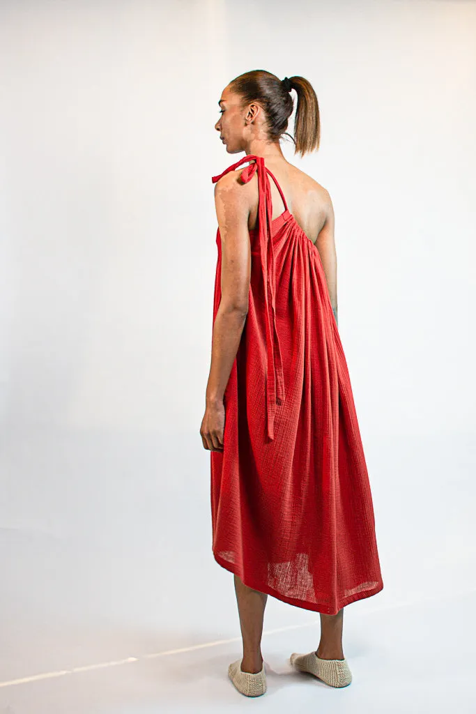 RED METIS DRESS