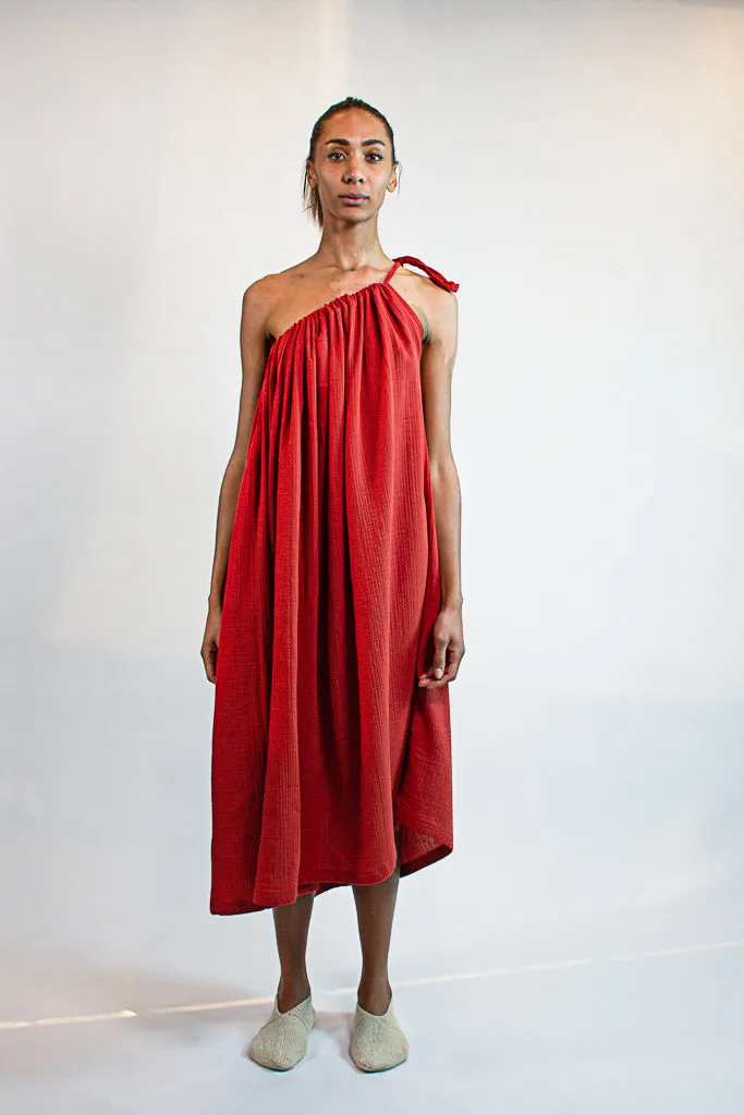 RED METIS DRESS