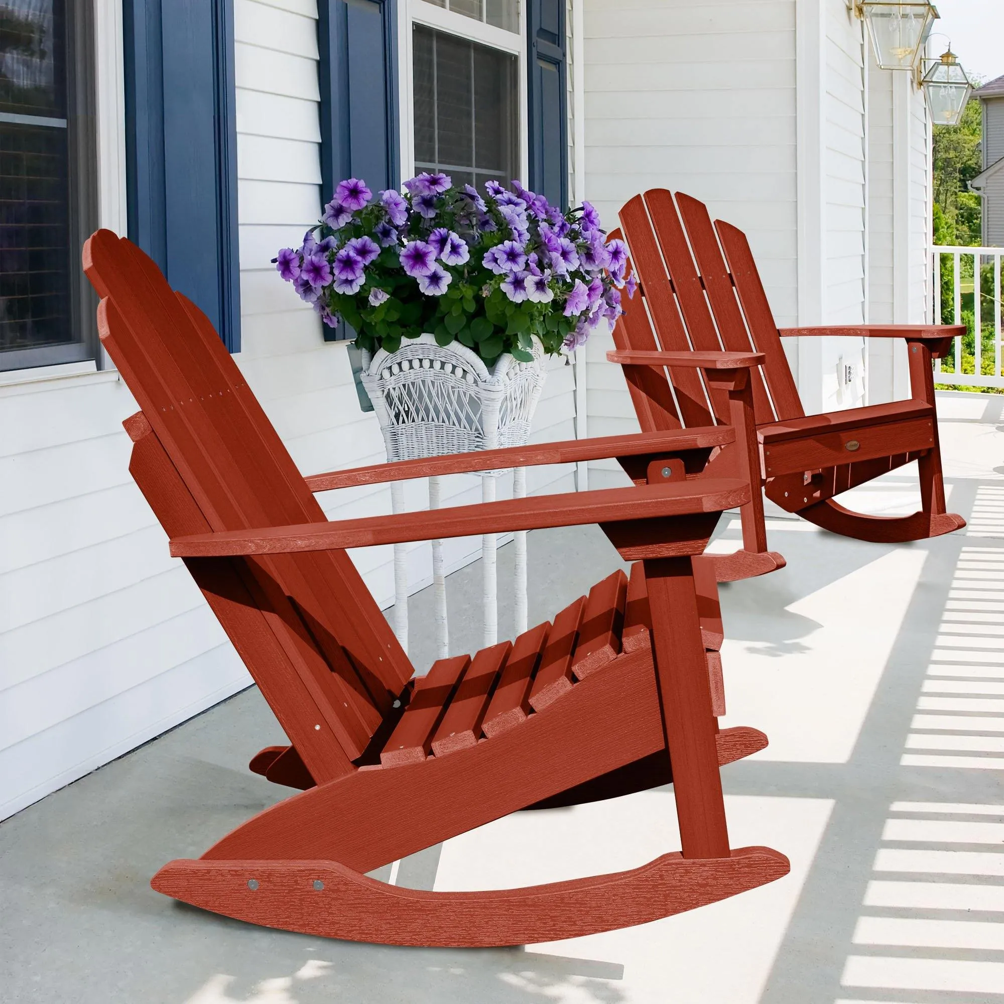 Refurbished Classic Westport Adirondack Rocking Chair