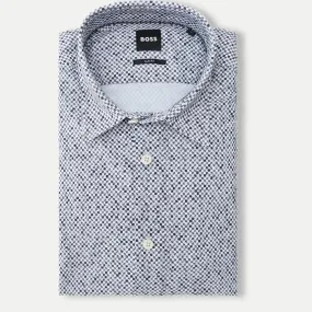 Roan Kent Slim-Fit Shirt in Printed Performance Stretch 50508802