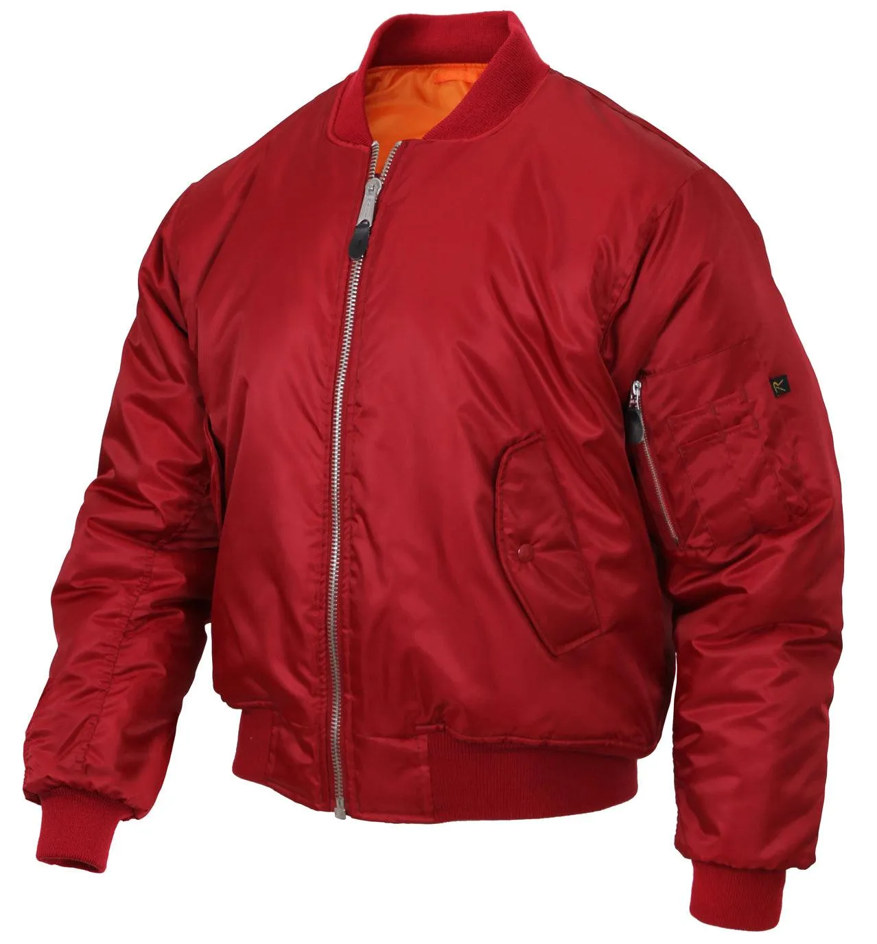 Rothco Mens Classic MA-1 Nylon Flight Jacket