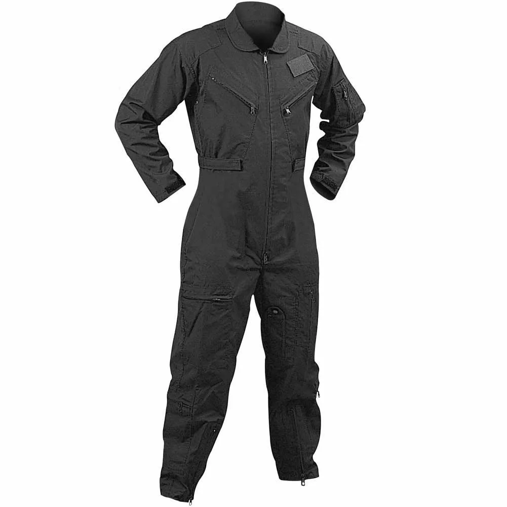 Rothco Mens CWU-27/P Military Flight Suit (Black)