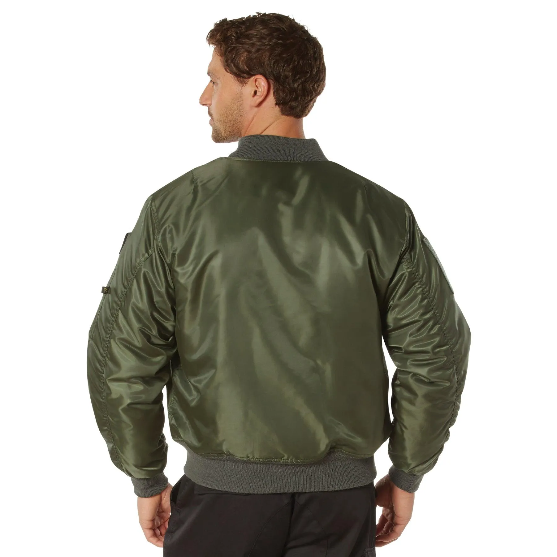 Rothco Mens MA-1 Flight Jacket with Patches