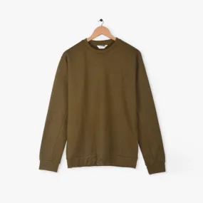 RS - Men 'Olive' Classic Terry Sweatshirt RS396