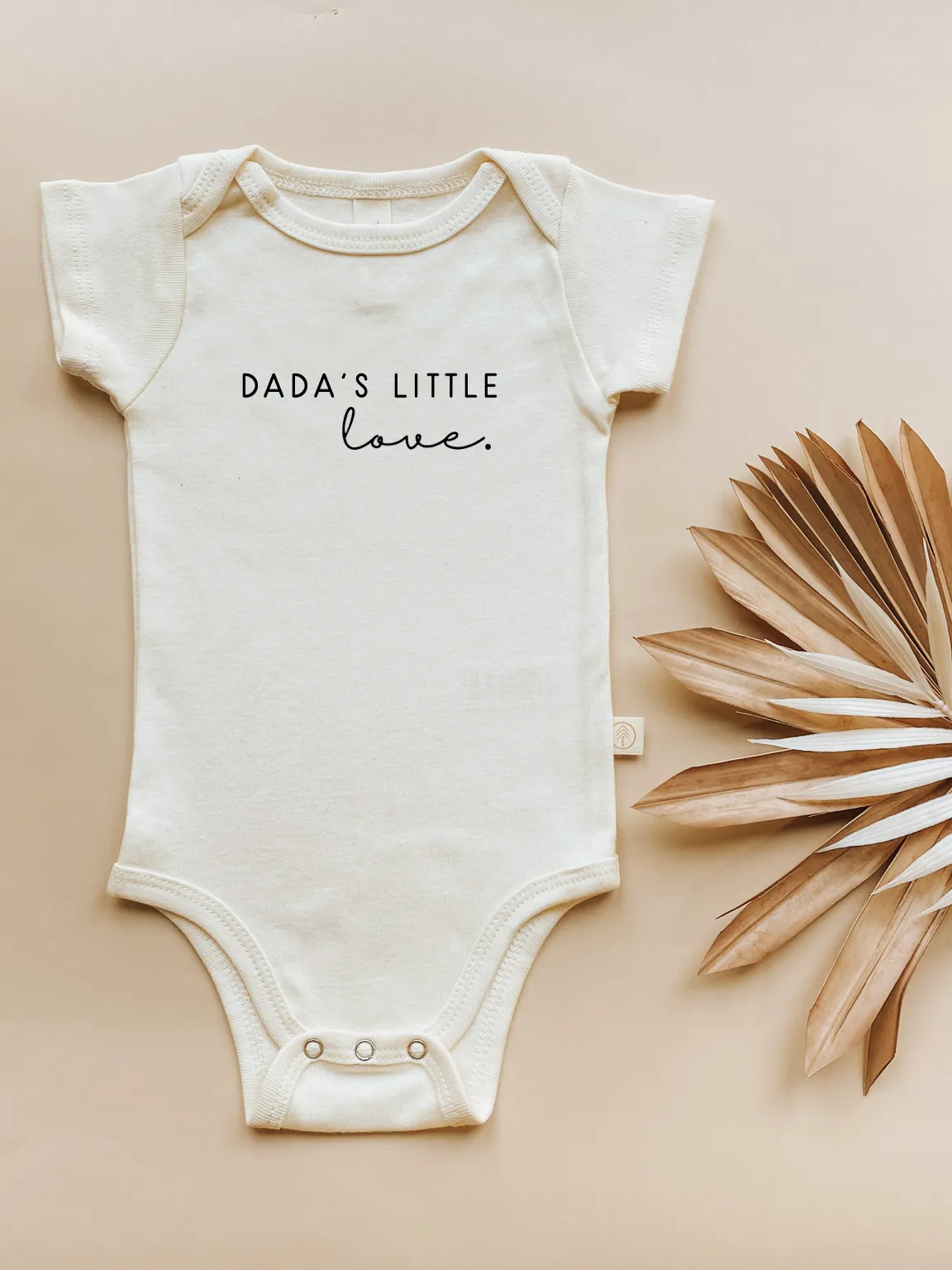 Short Sleeve Bodysuit | Dada's Little Love | Organic Cotton