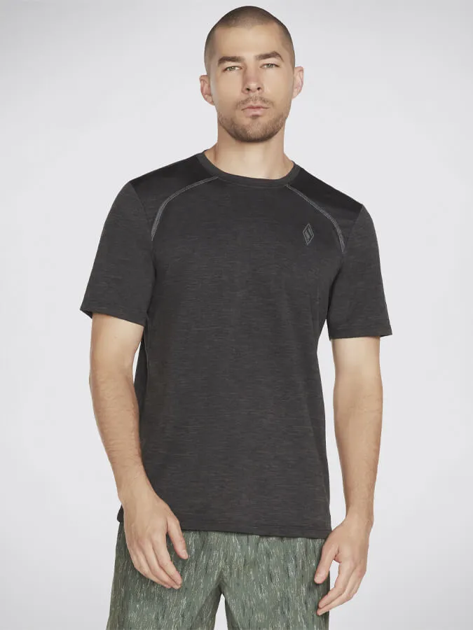 Skechers On the Road Men's Tee (M2TS209) - Black / Charcoal