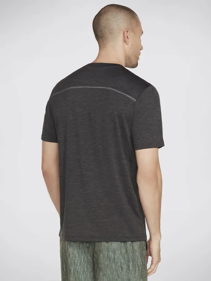 Skechers On the Road Men's Tee (M2TS209) - Black / Charcoal