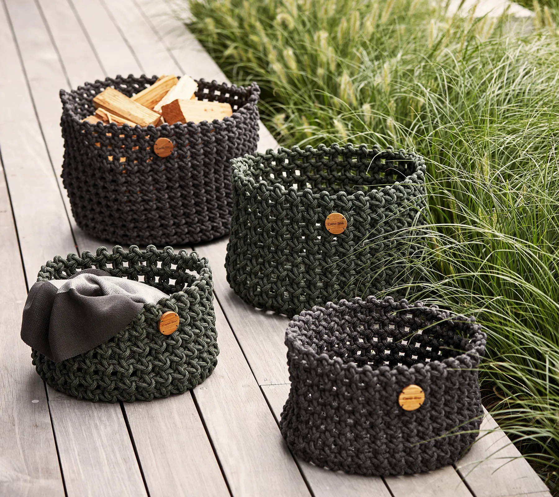 Soft Rope basket medium, dia. 40 cm