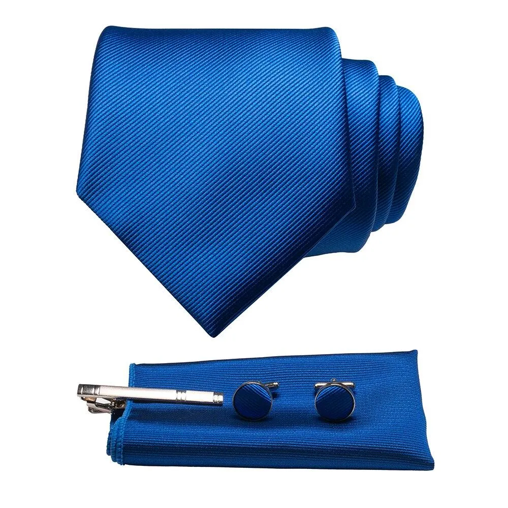 Solid Silk Twill Tie Set